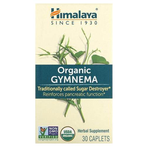 Himalaya,Organic Gymnema, 30 Caplets