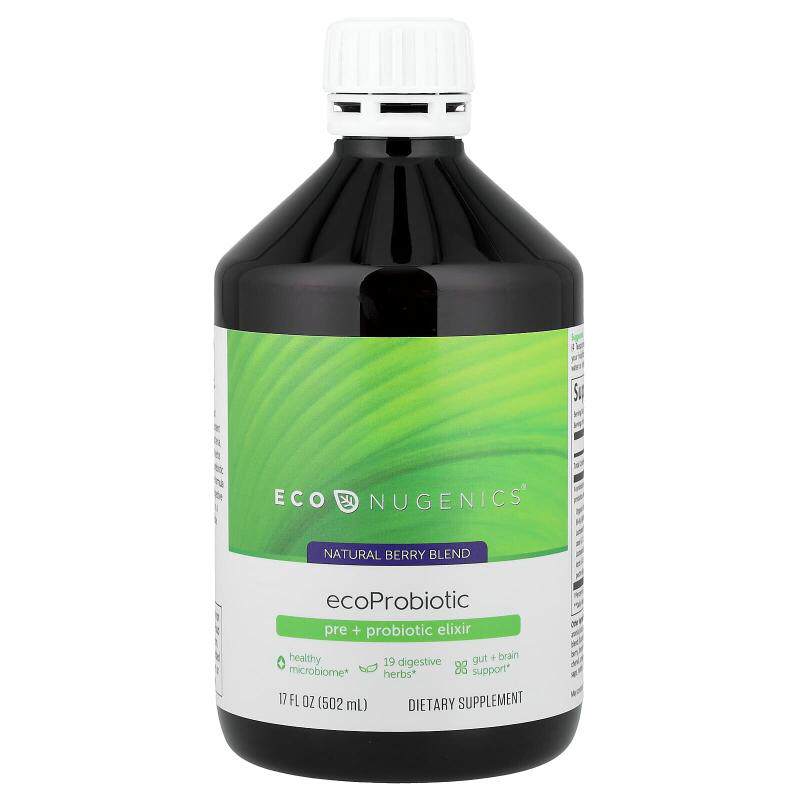 Econugenics EcoProbiotic有机益生元益生菌酏剂三餐之后好时光