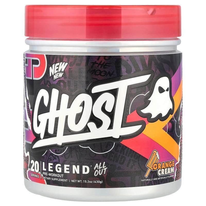 Ghost,Legend® 特佳支持锻炼前配方，橙子奶油味
