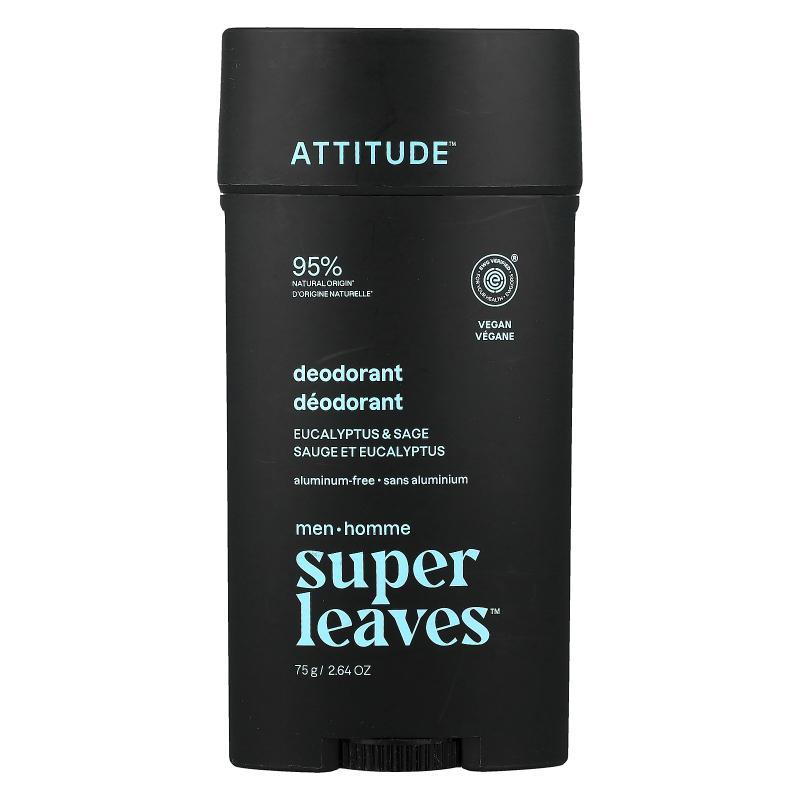 爱的态度,Super Leaves™, Aluminum-Free Deodorant, For Men, Eu