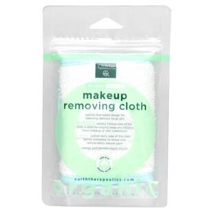 Earth Therapeutics,Makeup Removing Cloth, White, 1 Cloth