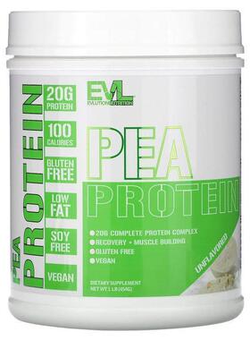 EVL,豌豆蛋白质，原味，1 lb（454 克）
