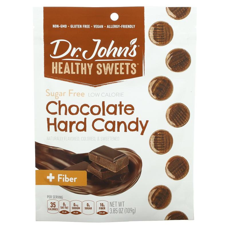 Dr. John's Healthy Sweets,巧克力硬糖，含纤维，无糖，3.85 盎1