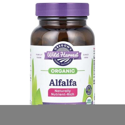 Oregons Wild Harvest,苜蓿，90粒NON-GMO素食胶囊