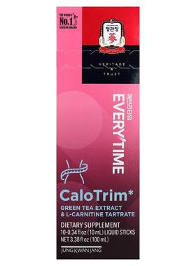正官庄,Everytime CaloTrim, Green Tea Extract & L-Carnitine T