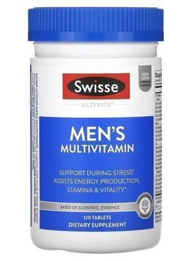 Swisse,Ultivite Men's Multivitamin, 120 Tablets