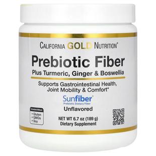 益生元 纤维 姜黄 California 6.7 Nutrition 姜和乳香 Gold