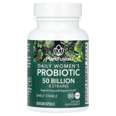 PlantFusion,Daily Women's Probiotic, 50 Billion, 30 Vegan Ca