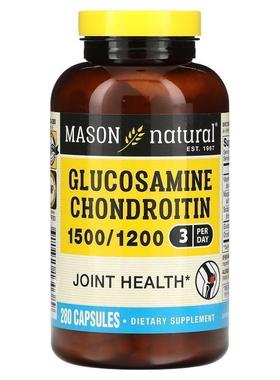 Mason Natural,Glucosamine Chondroitin, 280 Capsules