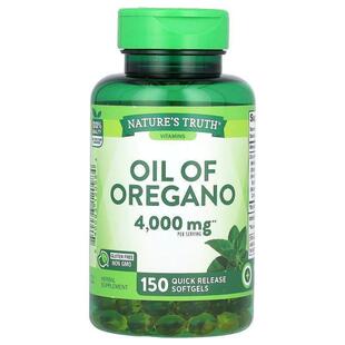 Nature's Truth,Vitamins, Oil Of Oregano, 2,000 mg, 150 Quick