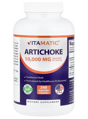 Vitamatic,Artichoke, 240 Vegetable Capsules (5,000 mg per Ca