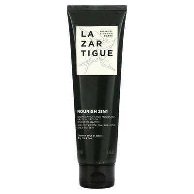 Lazartigue,Nourish 2 IN 1, High Nutrition Low-Shampoo, Dry,