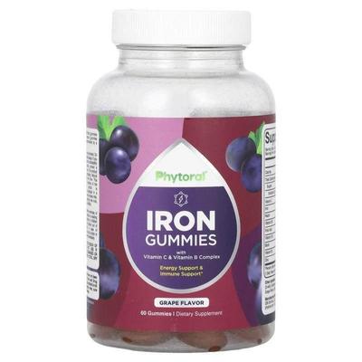 Phytoral,Iron Gummies with Vitamin C &amp; Vitamin B Com