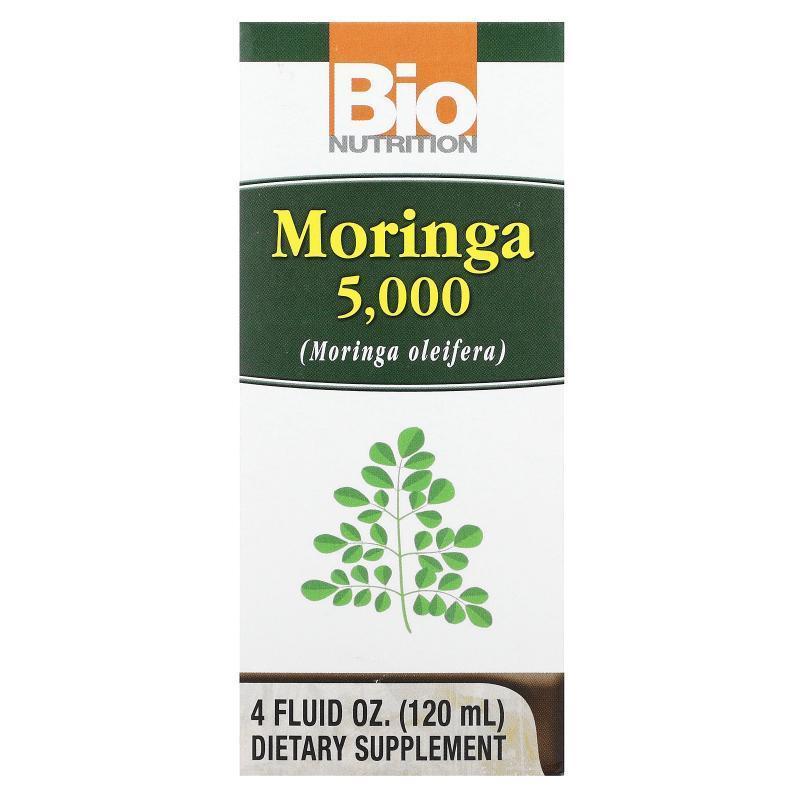 Bio Nutrition,Moringa 5,000 (Moringa oleifera), 4 Fluid oz (