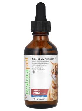 RestoraPet,Feline Formula，有机金枪鱼，2 液量盎司（60 毫升）