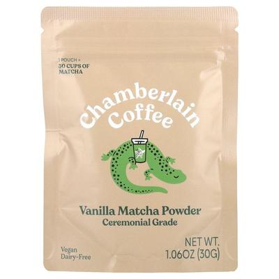 Chamberlain Coffee,Vanilla Matcha Powder, Ceremonial Grade,