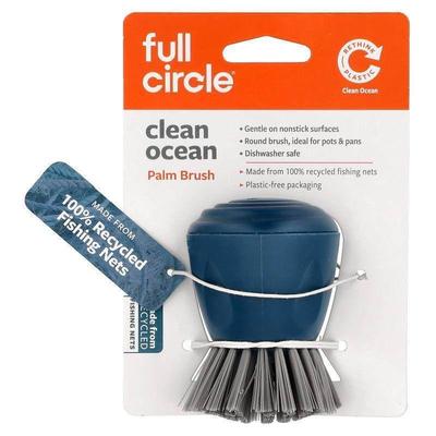 Full Circle,Clean Ocean Palm Brush, 1 Count