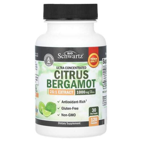 BioSchwartz,Ultra Concentrated Citrus Bergamot, 1,000 mg, 12