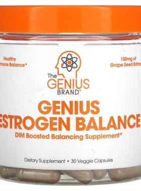The Genius Brand,Genius Estrogen Balance，30 粒素食胶囊