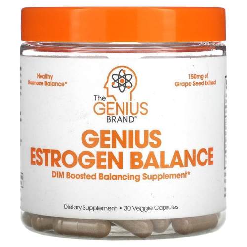 The Genius Brand,Genius Estrogen Balance，30 粒素食胶囊