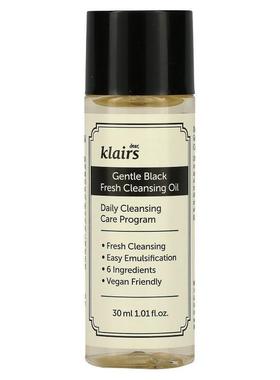 Dear, Klairs,温和的黑色清新洁面油150 毫升