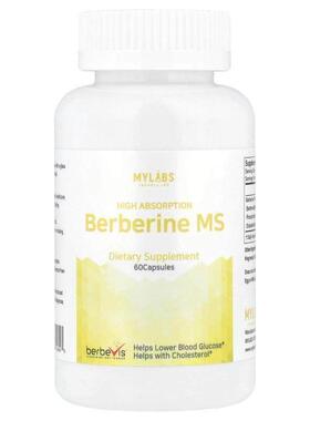Mylabs,小檗碱 MS，高吸收，550 毫克，60 粒胶囊