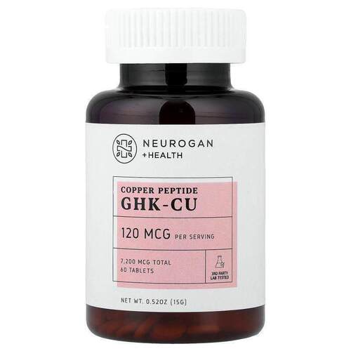 Neurogan Health,Copper Peptide GHK-CU , 120 mcg, 60 Tablets,