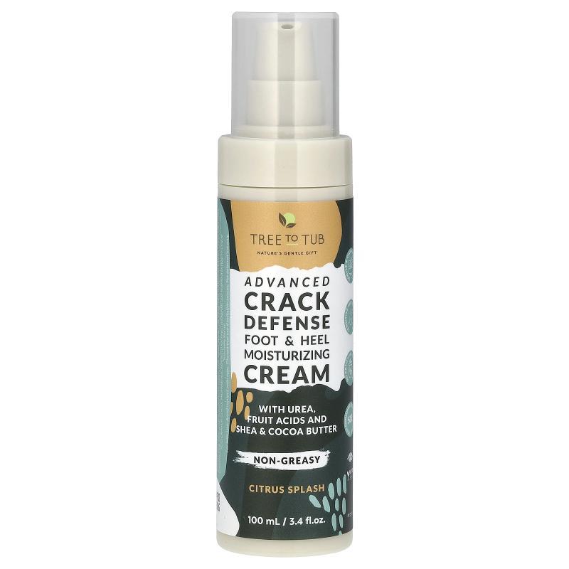 Tree to Tub,Advanced Crack Defense, Foot& Heel, Moisturizin