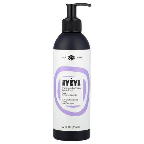 Ayeya,Traditional African Black Soap, For All Skin Types, La