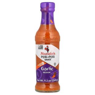 NANDO'S,Peri-Peri 酱,蒜香,中度,9.2 盎司(260 克)