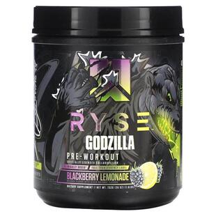 Ryse Supps,Godzilla,锻炼前,草莓猕猴桃味,1.6 磅(738 克)