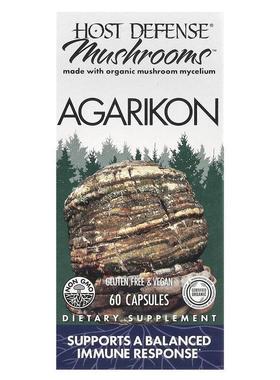 Fungi Perfecti 主体防御,苦白蹄，60 粒素食胶囊