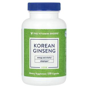 The Vitamin Shoppe,Korean Ginseng , 120 Capsules