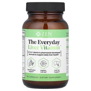 Zen Nutrients,The Everyday Liver Vitamin™,60 粒胶囊