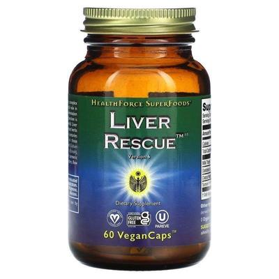 HealthForce Superfoods,Liver Rescue, 60 Vegan Caps
