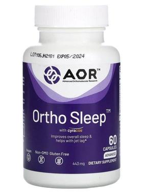 Advanced Orthomolecular Research AOR,Ortho Sleep with Cyraco