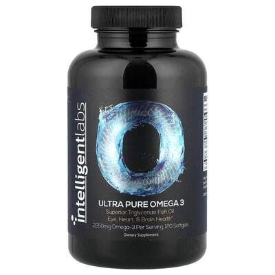 Intelligent Labs,Ultra Pure Omega-3，120 粒软胶囊（每粒软胶