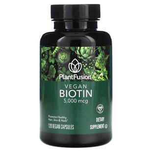 Biotin 000 mcg Capsules PlantFusion 120 Vegan