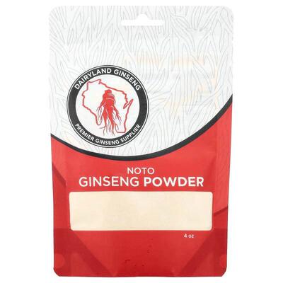 Dairyland Ginseng,Noto Ginseng Powder, 4 oz