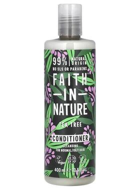 Faith in Nature，护发素，中性/油性头发，茶树