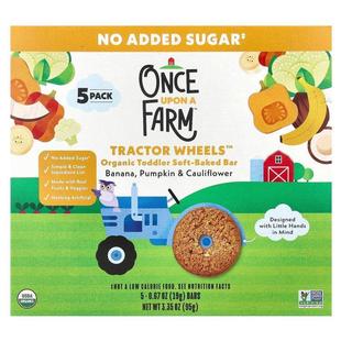 Tractor Once Farm Wheels™有机幼儿软烤棒成分简单干净多 Upon