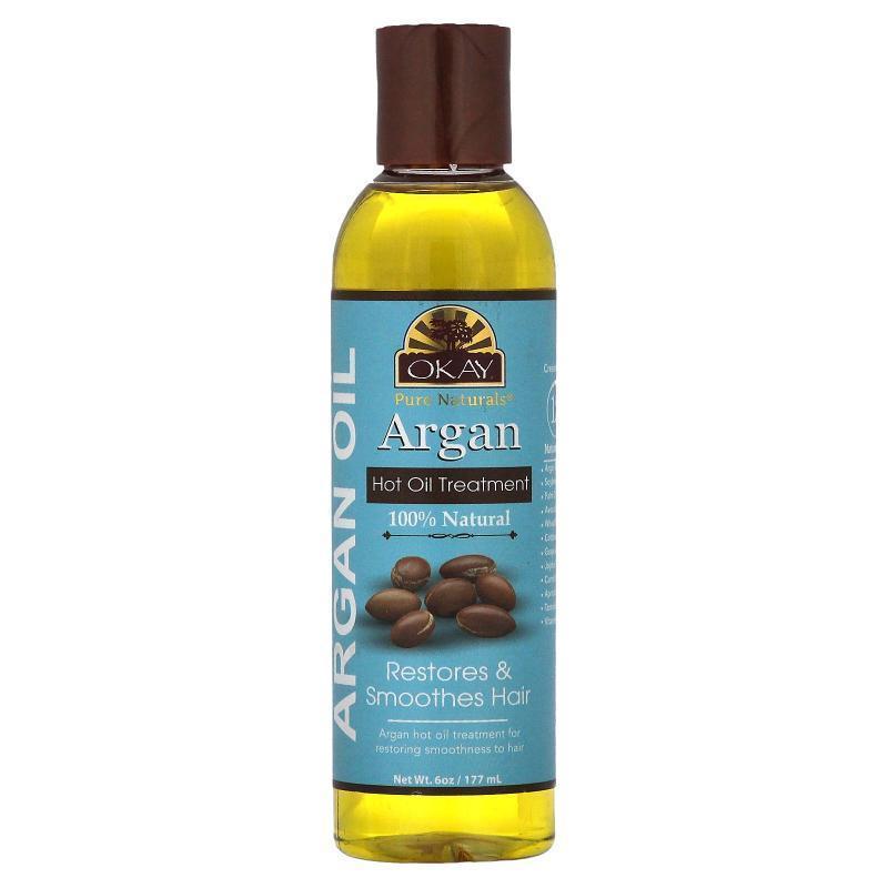 Okay Pure Naturals,Argan Hot Oil Treatment, 6 oz (177 ml)