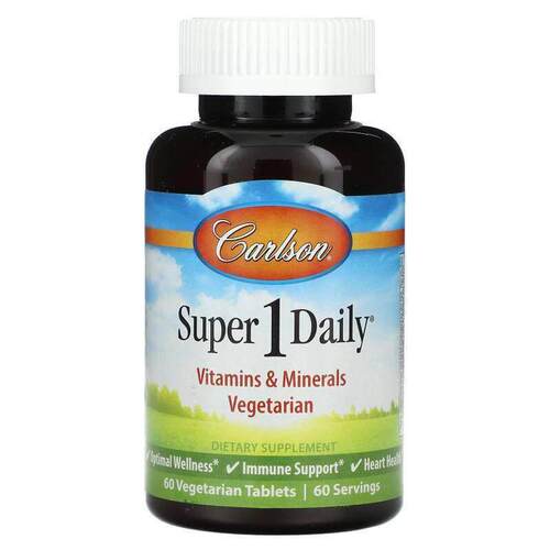 Carlson,Super1Daily素食多成分配方180片