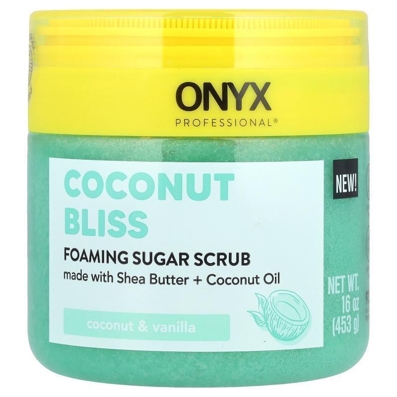 Onyx Professional,Coconut Bliss，泡沫磨砂霜，椰子和香草香，1