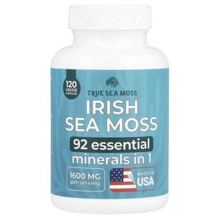 True 600 粒素食胶囊 每粒胶 120 爱尔兰海苔 Moss Sea 毫克
