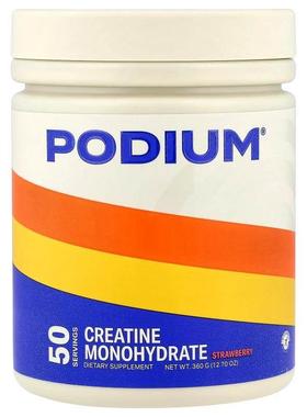 Podium Nutrition,Creatine Monohydrate, Strawberry, 12.7 oz (