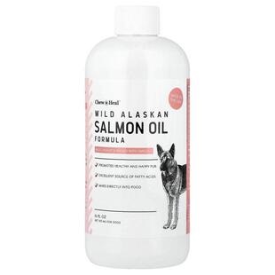 Chew + Heal,Wild Alaskan Salmon Oil Formula, For Dogs, 16 fl
