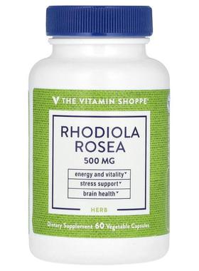 The Vitamin Shoppe,Rhodiola Rosea, 500 mg, 60 Vegetable Caps