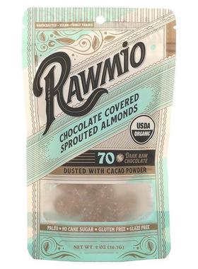 Rawmio,巧克力发芽扁桃，2 盎司（56.7 克）