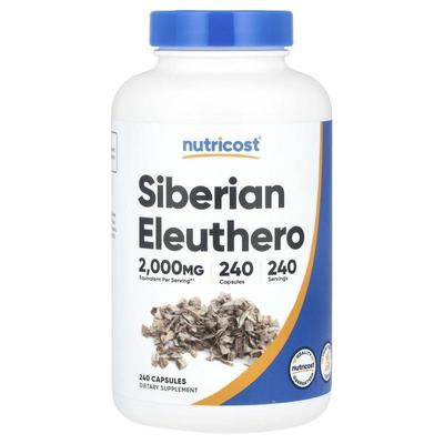 Nutricost,Siberian Eleuthero, 2,000 mg, 240 Capsules